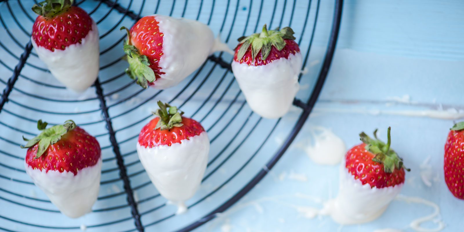 Frozen Yoghurt Strawberries