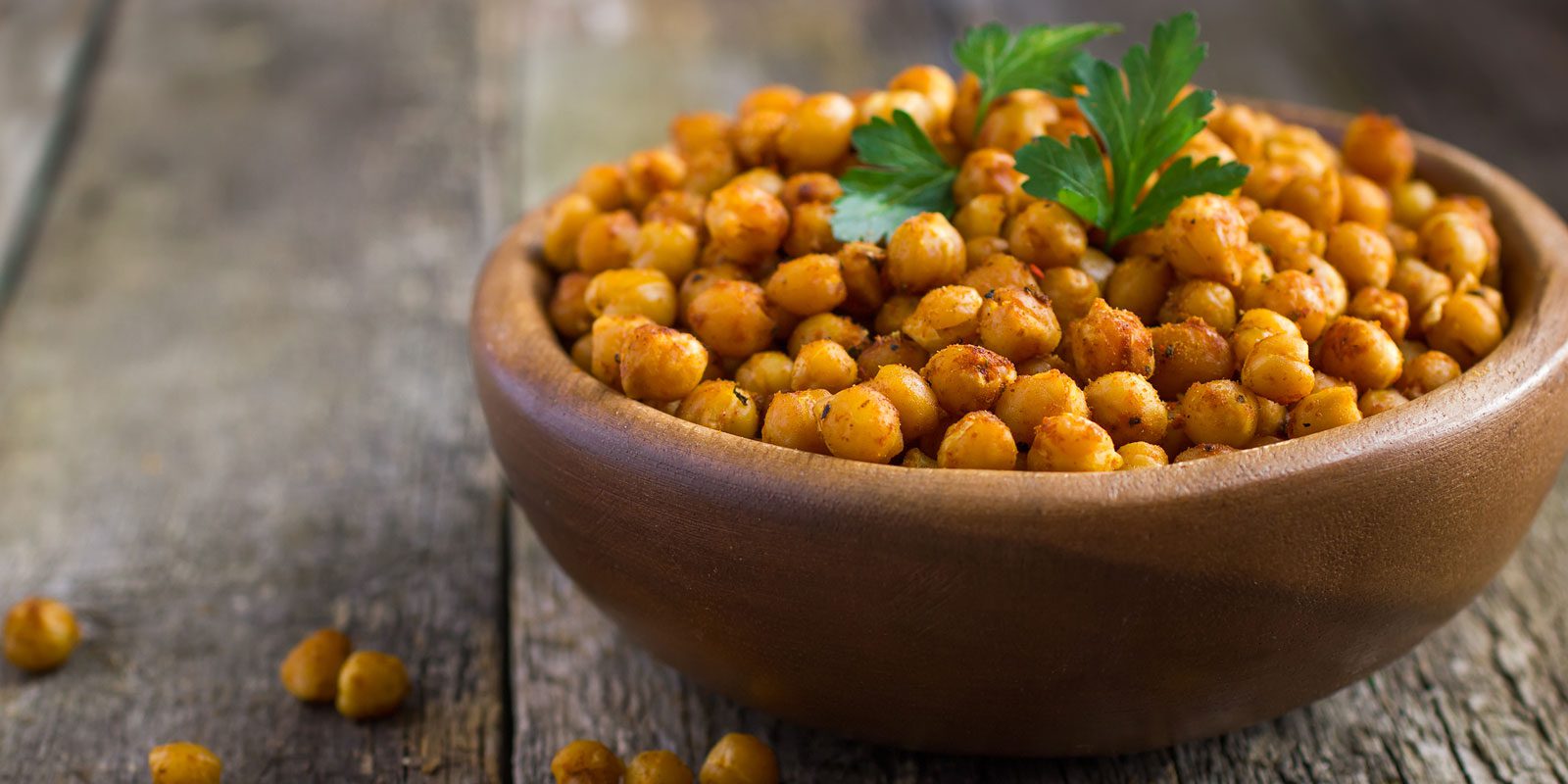 Garlic Roasted Chickpeas