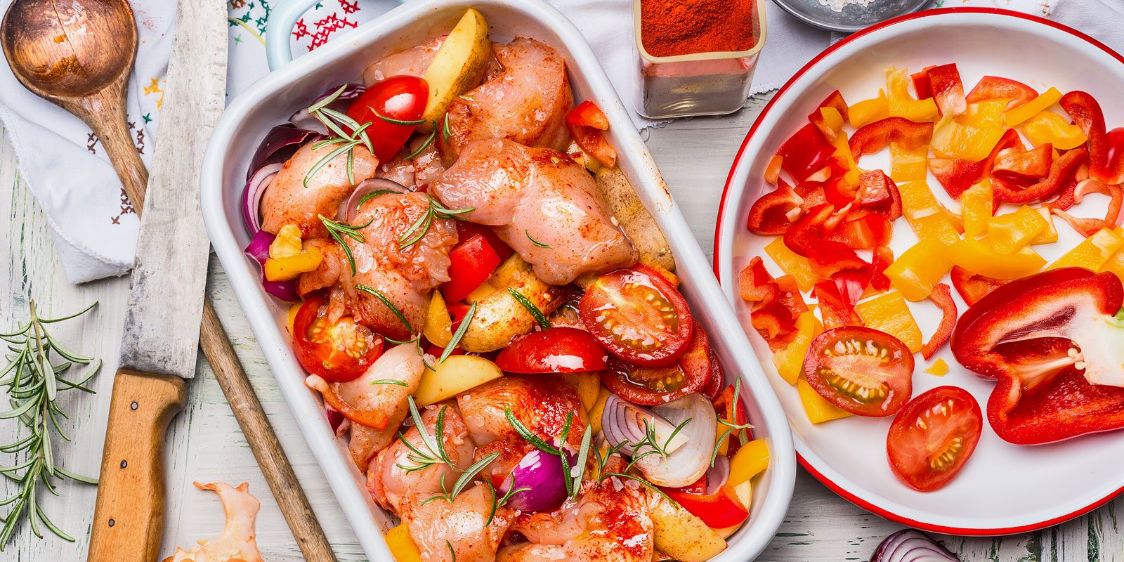 Baked Chicken and Vegetables