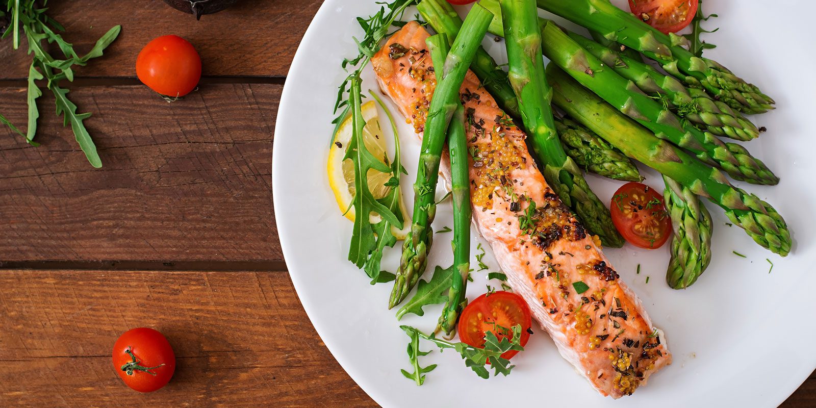 Baked Lemon Garlic Salmon With Asparagus