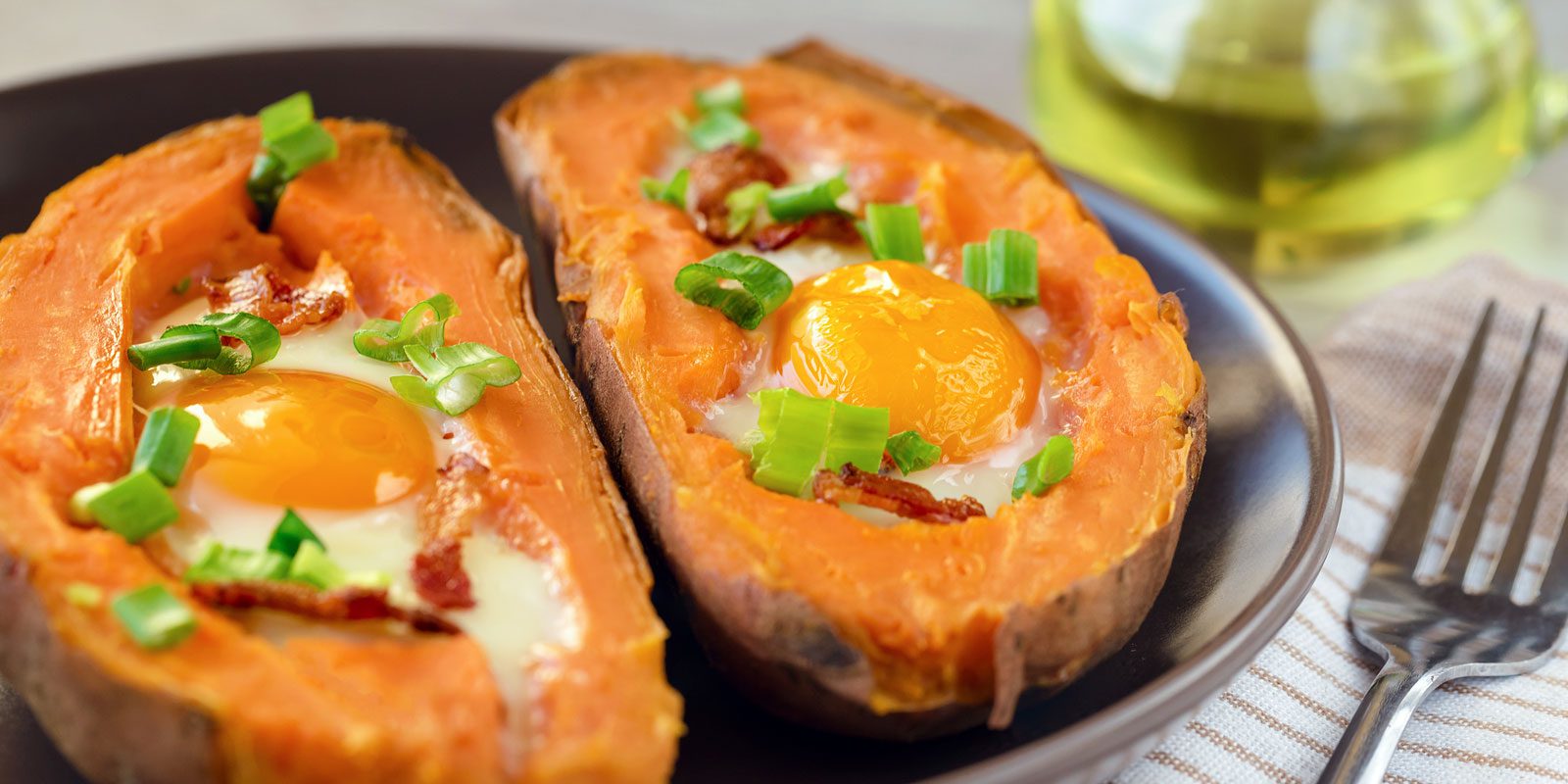 Eggs On Sweet Potato Toast