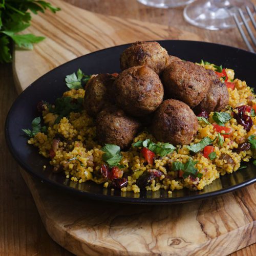 Falafel With Dried Fruit and Couscous Dr Cabot Cleanse