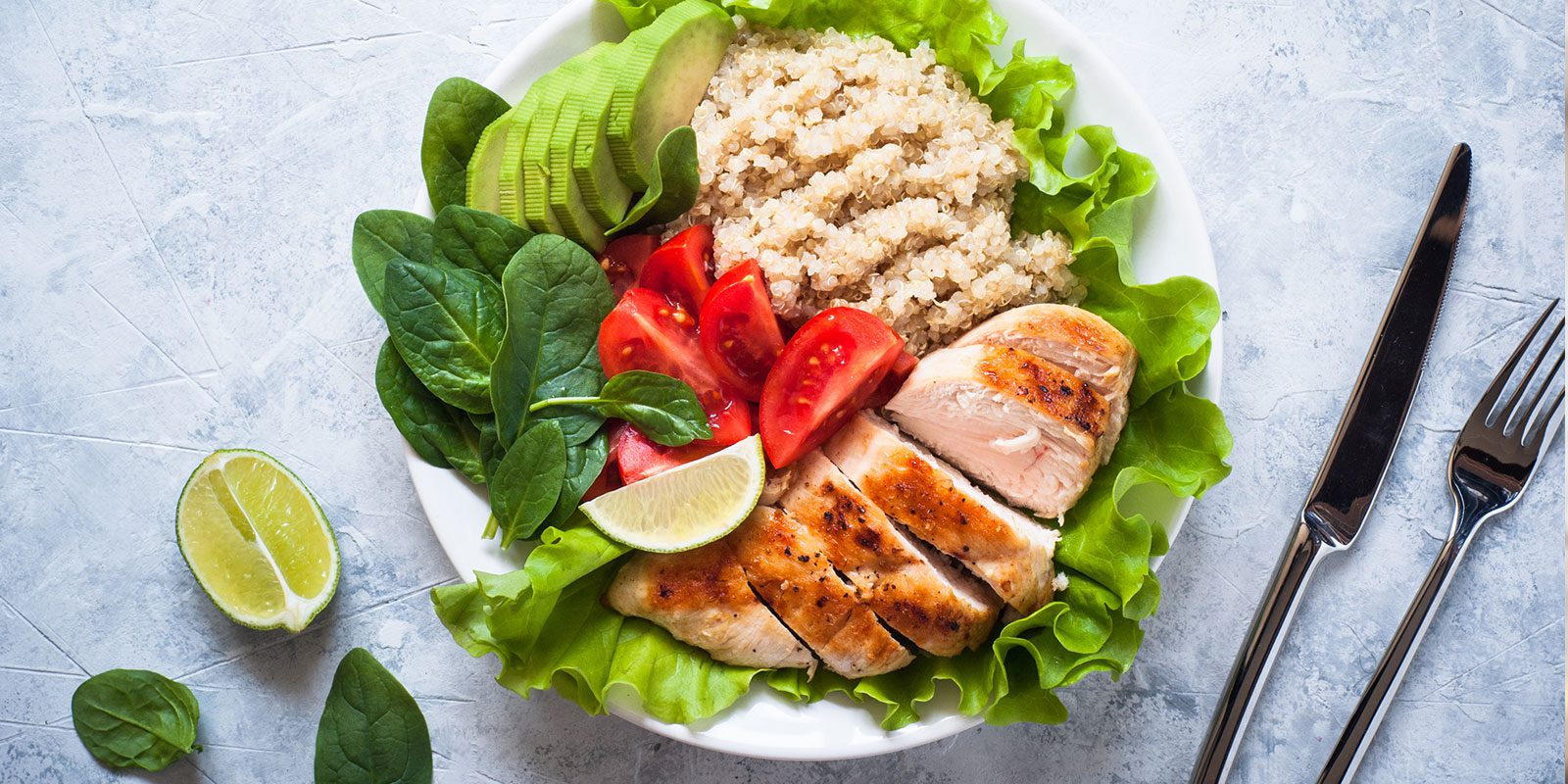 Quinoa, Chicken and Avocado Salad