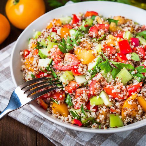 Roast Vegetable and Quinoa Salad - Dr Cabot Cleanse