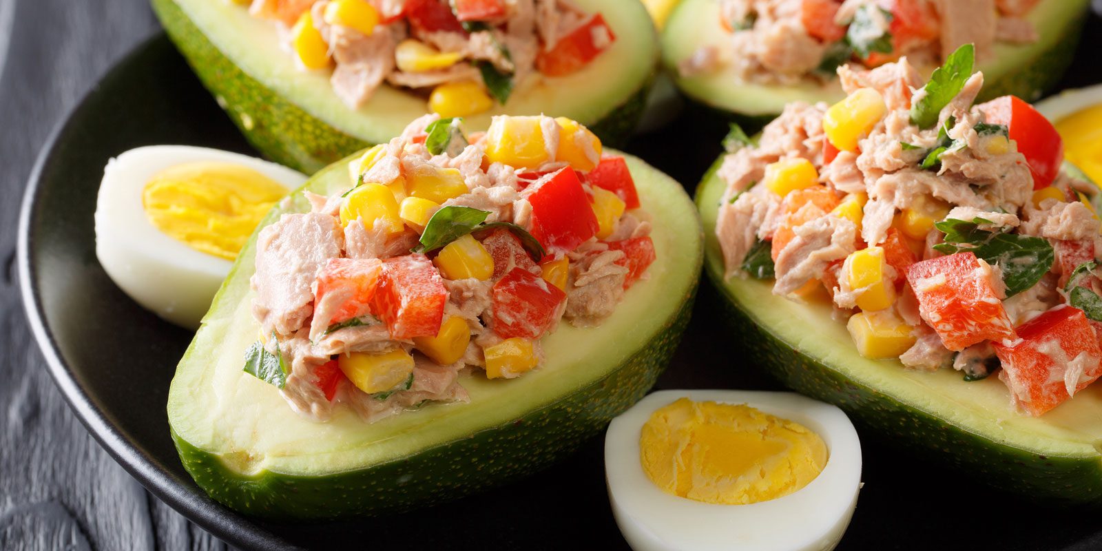 Stuffed Avocados With Lime Tuna Salad