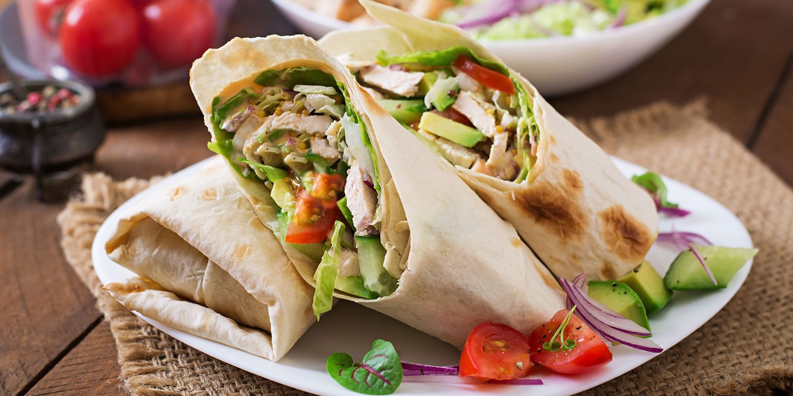 Turkey and Avocado Wrap